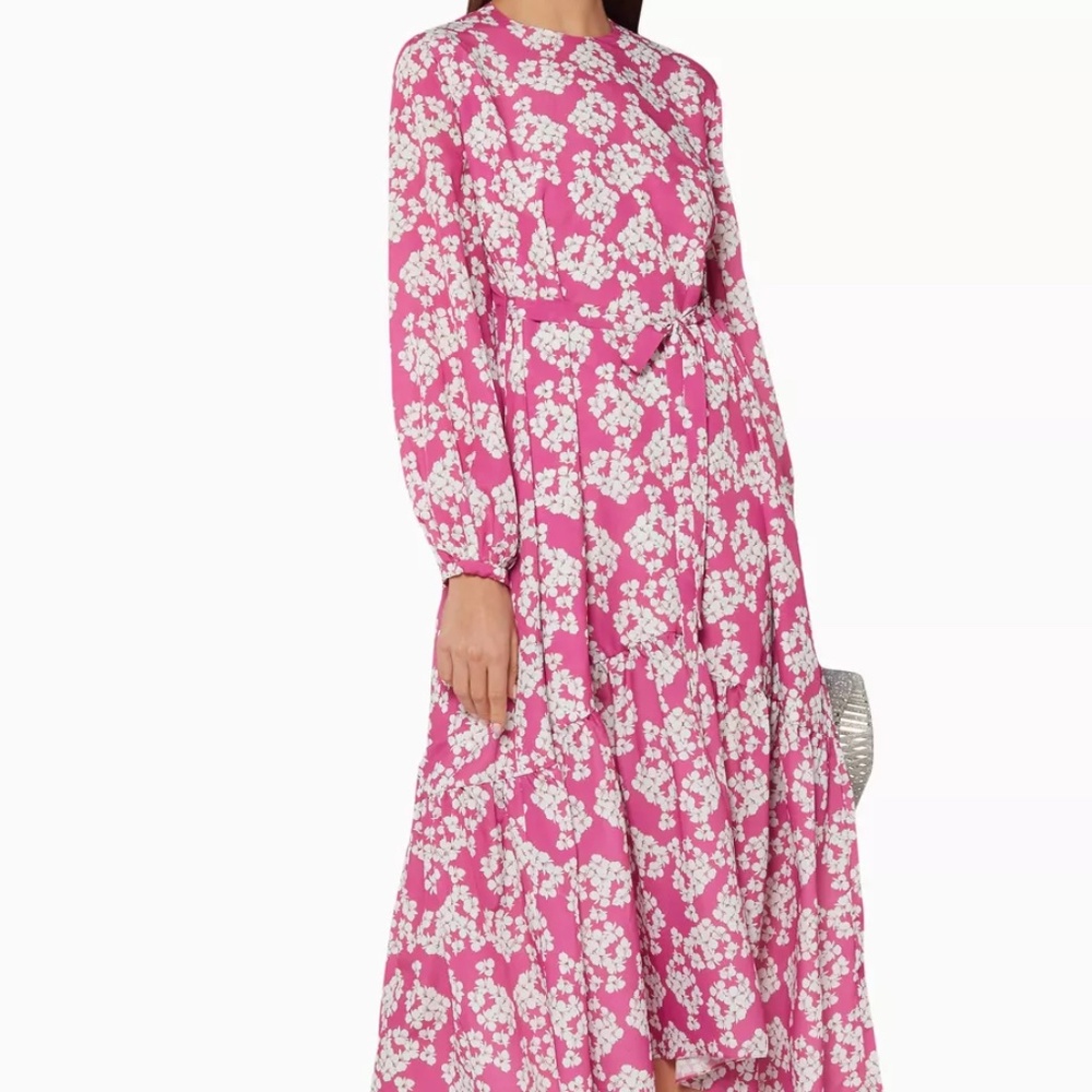 Borgo De Nor Pink Bella Floral Dress, Sixe US 10 / UK 12, Pristine!